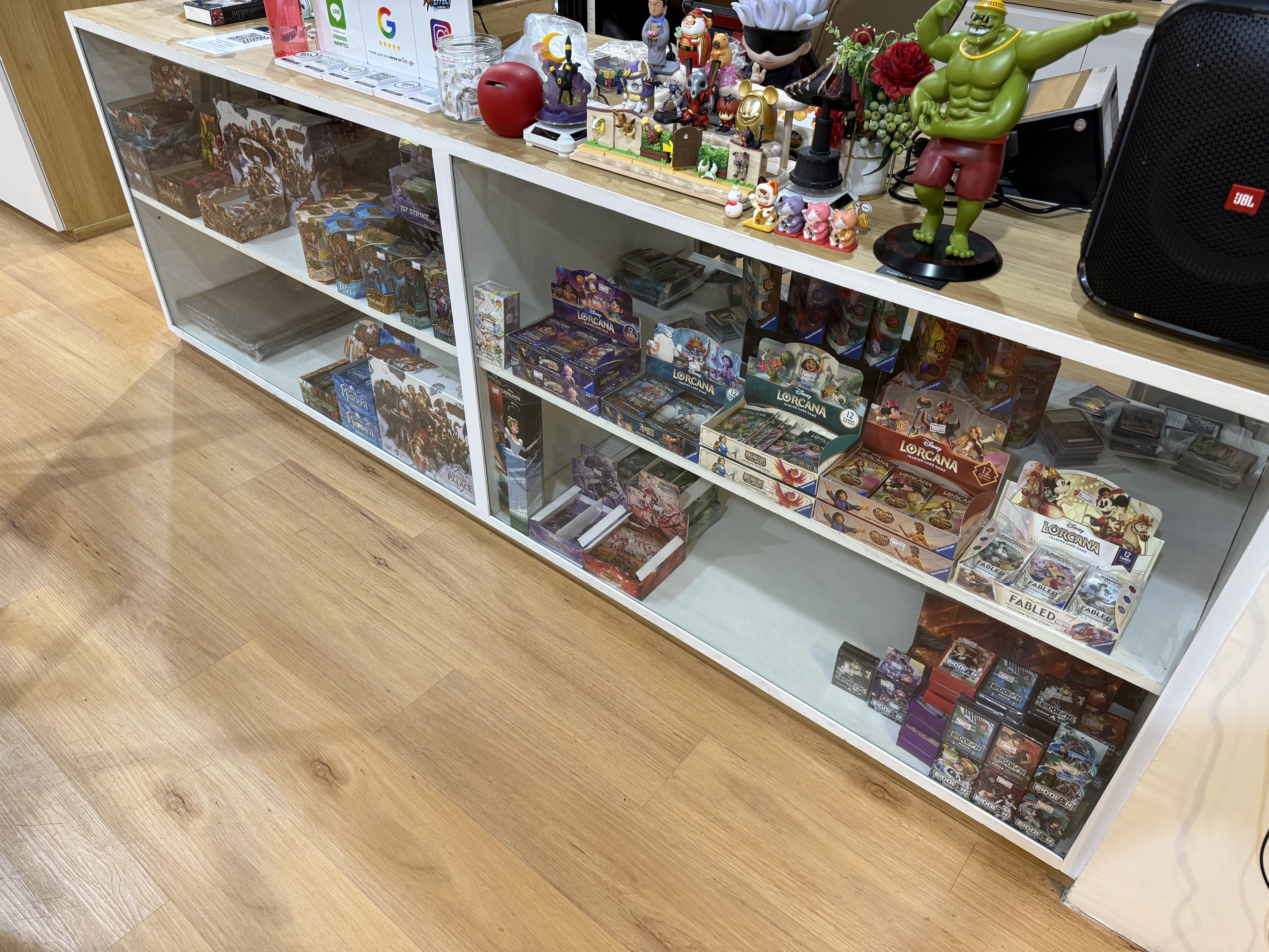 Store shelves